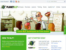 Tablet Screenshot of planetnlp.com